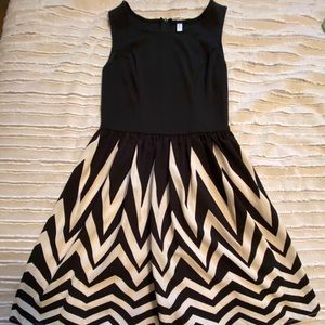 Black and white dress
